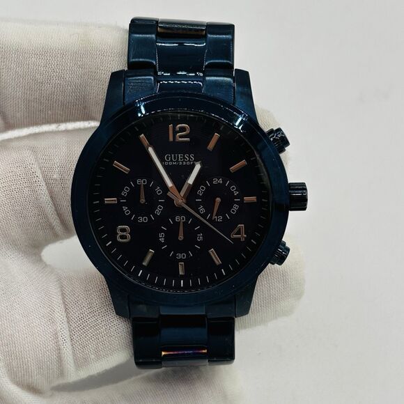 Men\'s Chrono Blue Iconic Watch U0123G3 7.25\